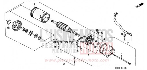 STARTING MOTOR VT750C2W de 1998